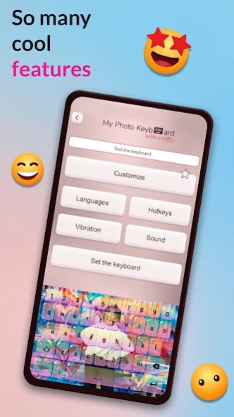 My Photo Keyboard with Emoji 6.24 Screenshot