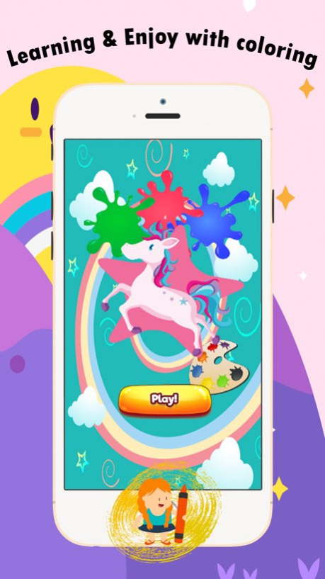 My Pony Coloring Book for children age 1-10: Games free for Learn to use finger while coloring with each coloring pages  Screenshot