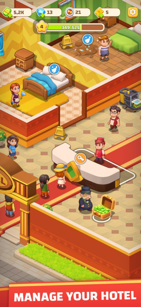My Tiny Hotel - Idle Simulator 0.8.2 Screenshot
