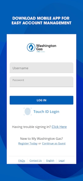 My Washington Gas 1.9 Screenshot