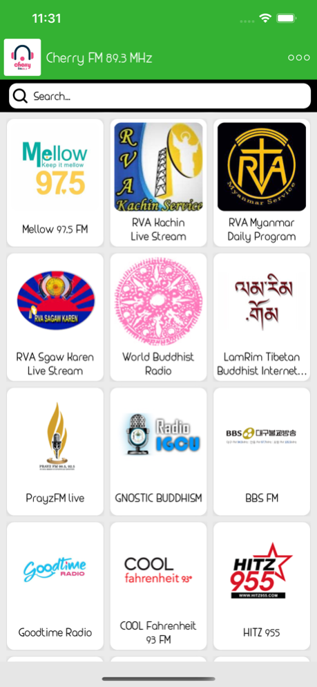 Myanmar Radio Stations 1.3 Screenshot