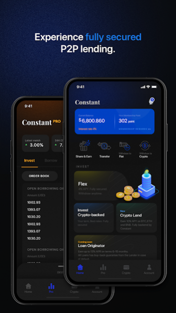 MyConstant–Secured P2P lending 2.5.0 Screenshot