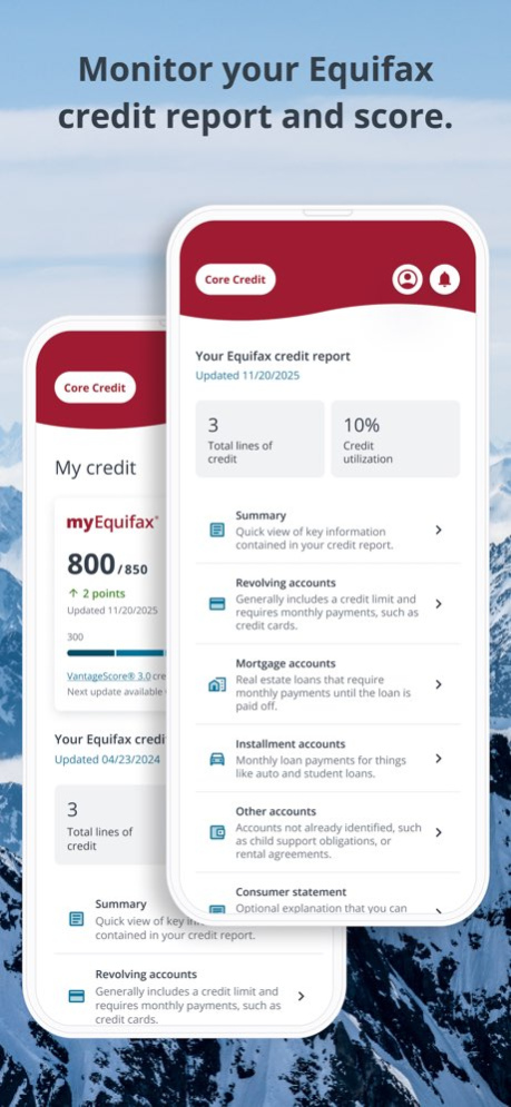 myEquifax 1.12.0 Screenshot