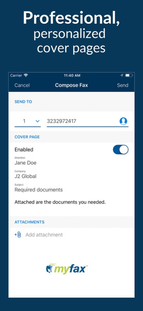 MyFax App–Receive & Send Fax 6.3.2 Screenshot