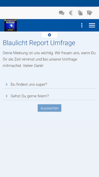 MYK-Report 6.631 Screenshot