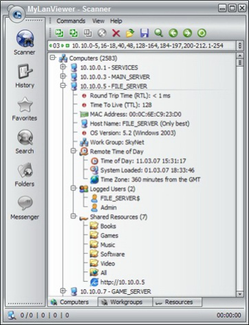 MyLanViewer Network/IP Scanner 6.7.9 Screenshot