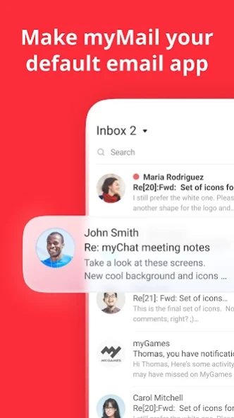 myMail: for Outlook & Yahoo 15.8.0.88845 Screenshot