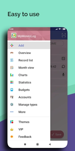 MyMoneyLog - Expenses, Budgets 74.0 Screenshot