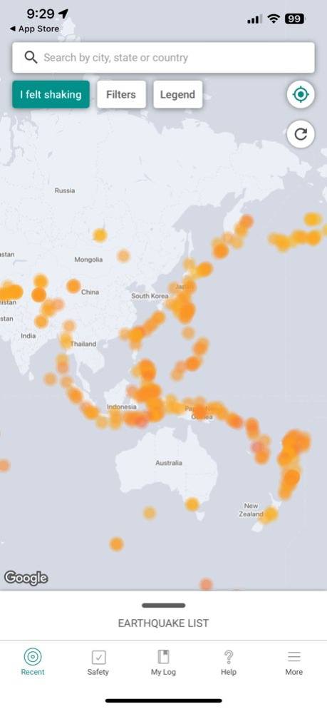 MyShake Earthquake Alerts 3.1.36 Screenshot