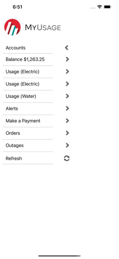 MyUsage Mobile 4.0.4 Screenshot