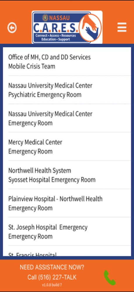 Nassau CARES 1.0.18 Screenshot