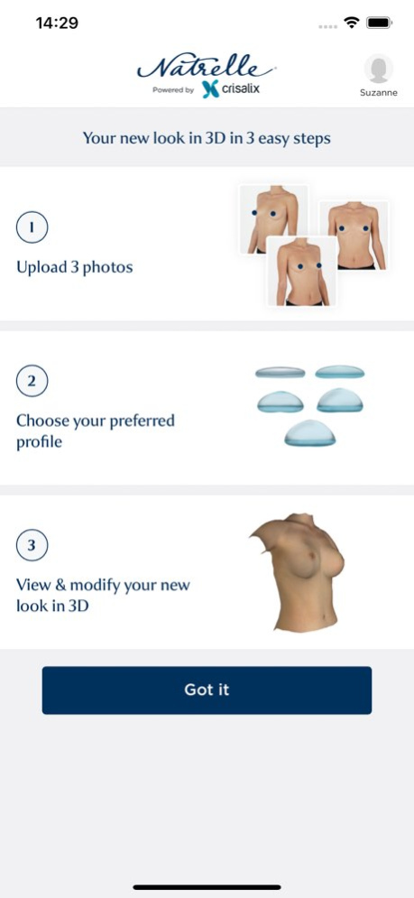 Natrelle 3D Breast Visualizer 4.0.3 Screenshot
