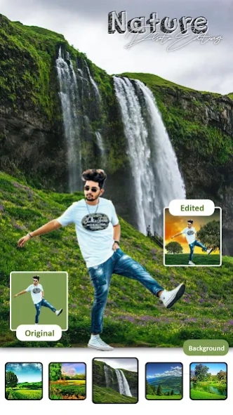 AI Nature Photo Frame Editor  Screenshot