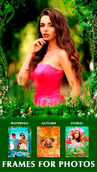 Nature Photo Frames & Stickers  Screenshot