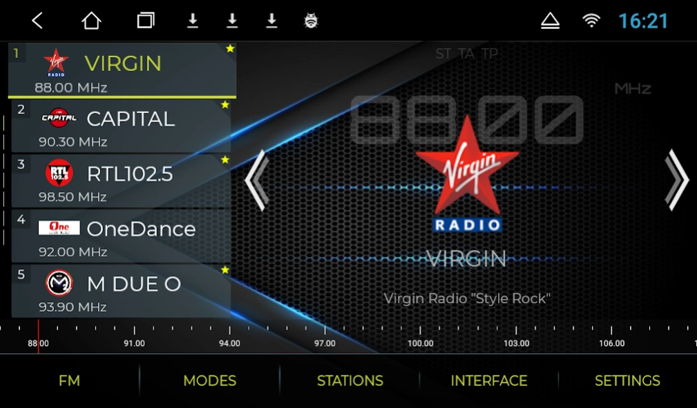 NavRadio+ 0.3.56a Screen Records 3