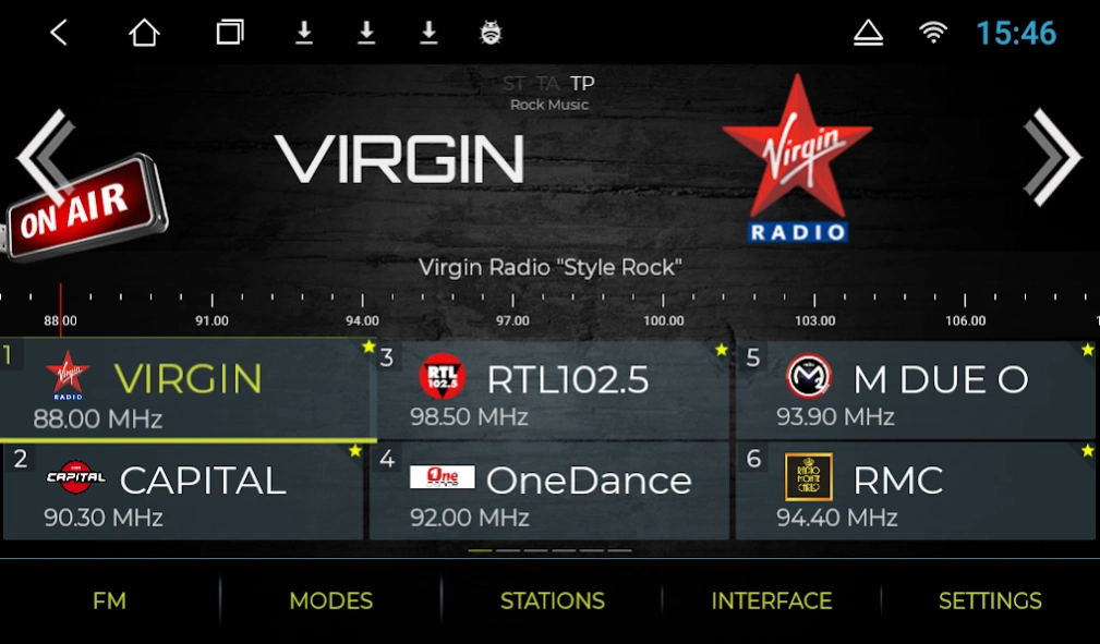 NavRadio+ 0.3.56a Screen Views 1