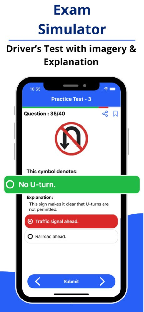 NC DMV Permit Test 3.0 Screenshot