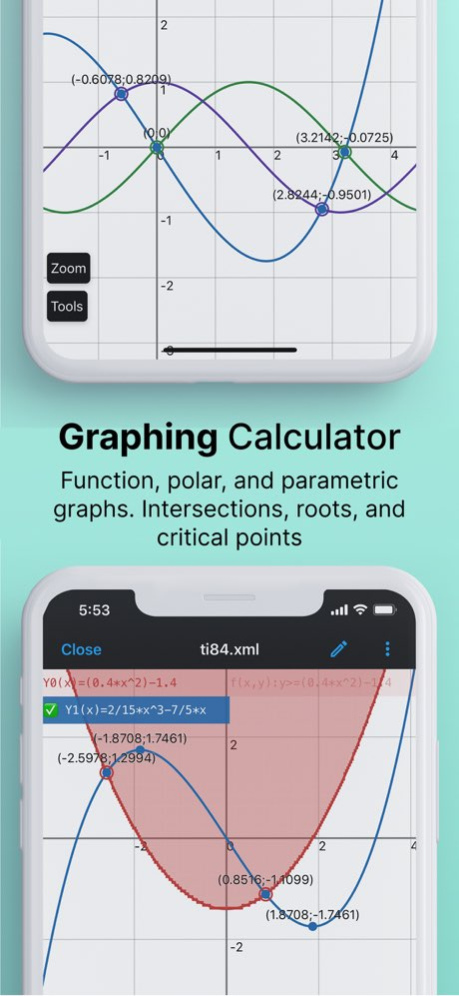 Ncalc - Graphing Calculator 84 3.0.2 Screenshot