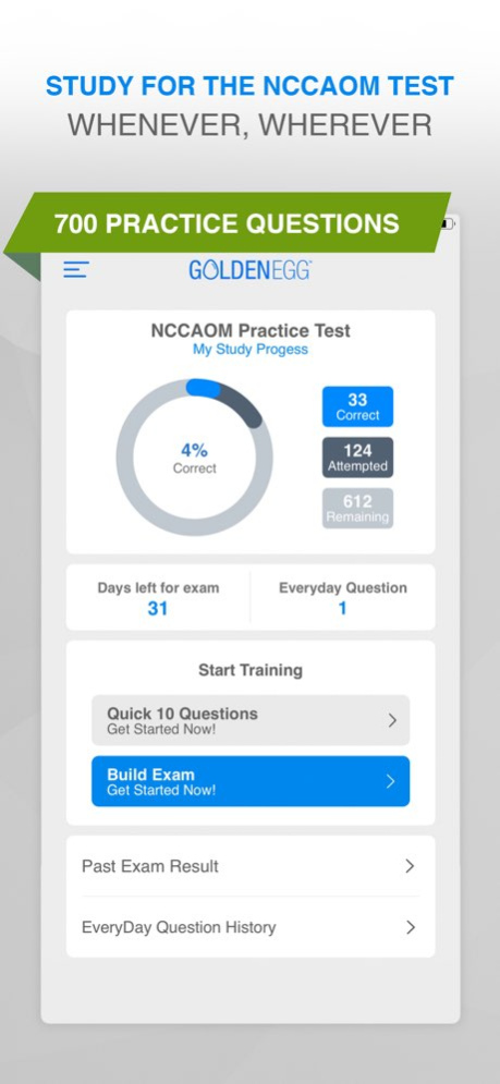 NCCAOM Practice Test Prep 1.1 Screenshot