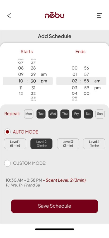 Nebu Luxury 1.1.1 Screenshot