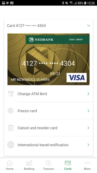Nedbank Money (Africa) 2.35 Screenshot
