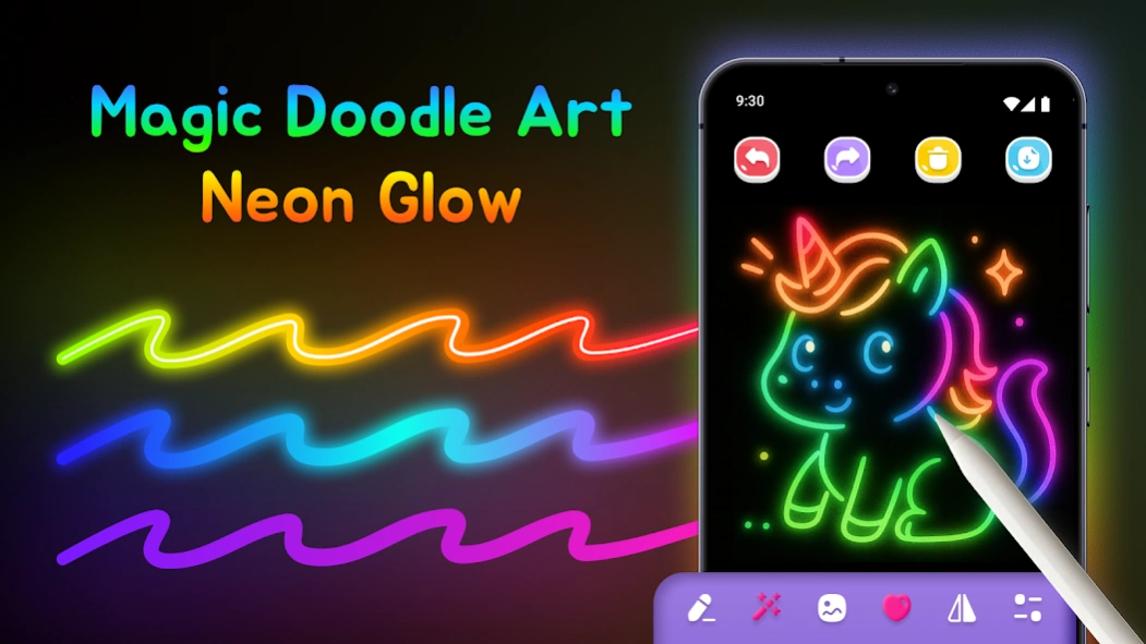 Magic Doodle Art - Neon Glow 25.1.1 Screenshot