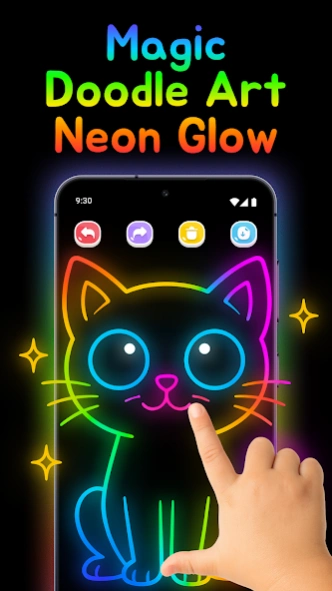 Magic Doodle Art - Neon Glow 25.1.1 Screenshot