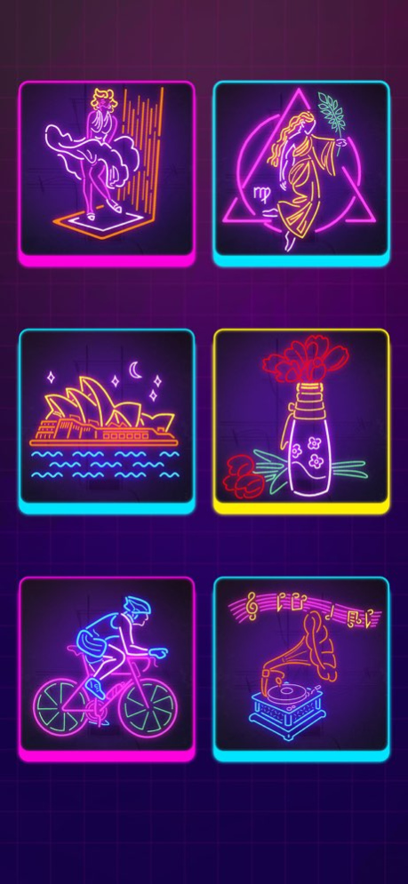 Neon Glow - 3D Color Puzzle 1.4.3 Screenshot