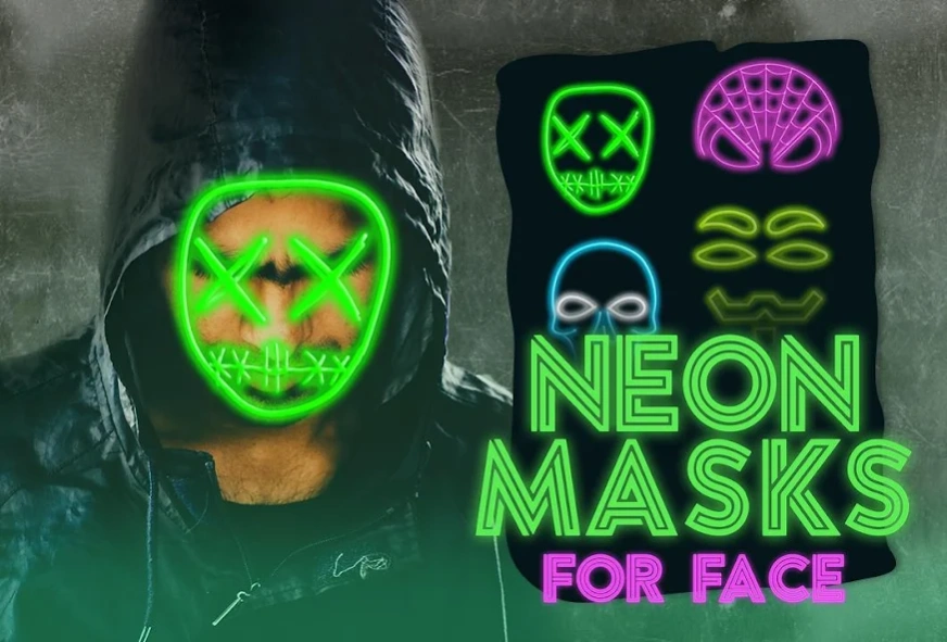 Neon Mask Camera Stickers 1.0 Screenshot