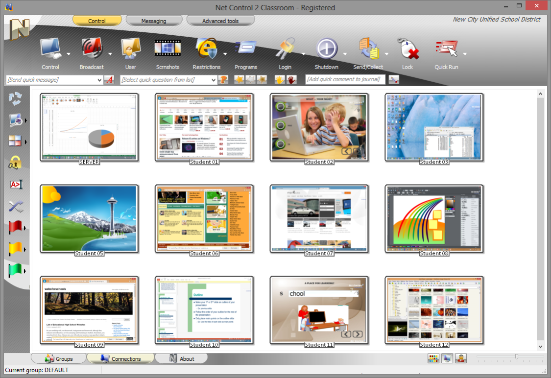 Net Control 2 Classroom 11.0 Screenshot