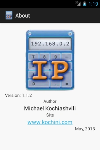 Network calculator 1.2.6 Screenshot
