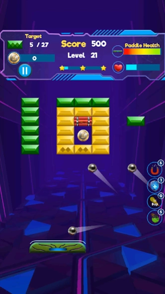 Brick Breaker- Bricks 3d Game 1.0 Screenshot