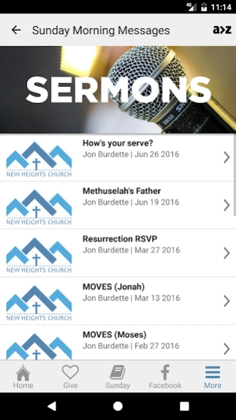New Heights Church  Screenshot