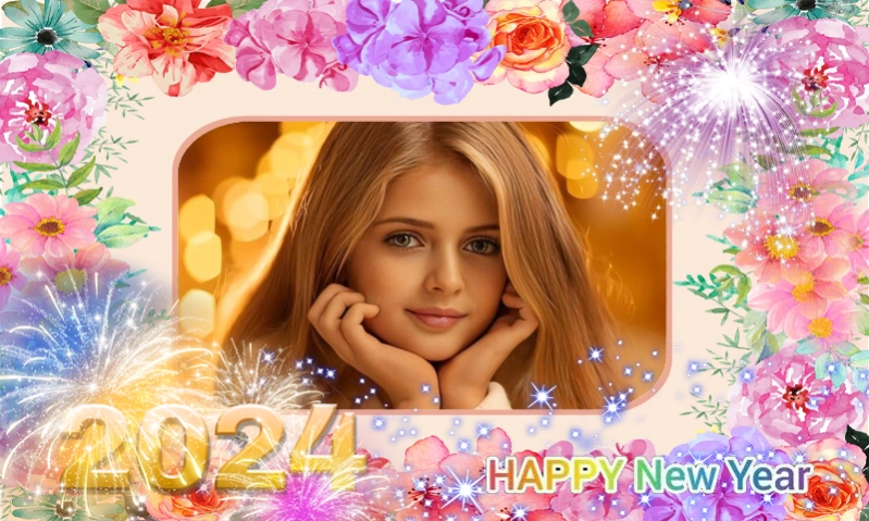 New year photo frame 2024  Screenshot