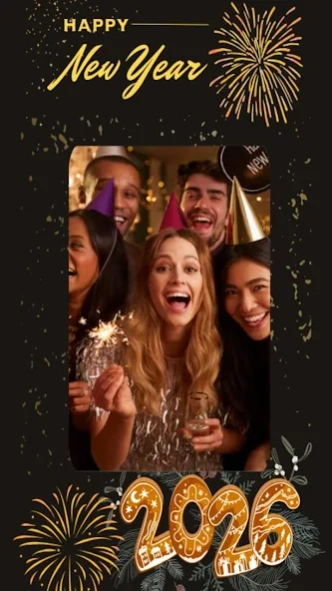 New Year Photo Frame 2026  Screenshot