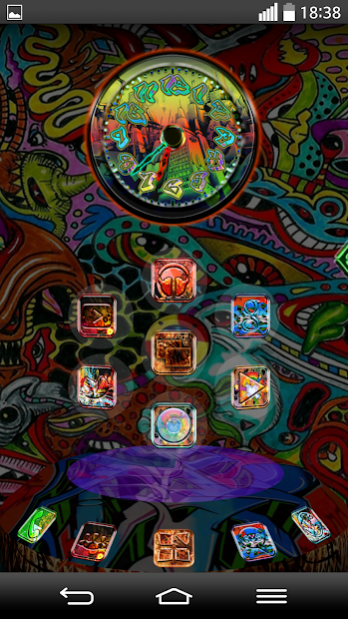 Next Launcher Theme Graffiti 6.3 Screenshot