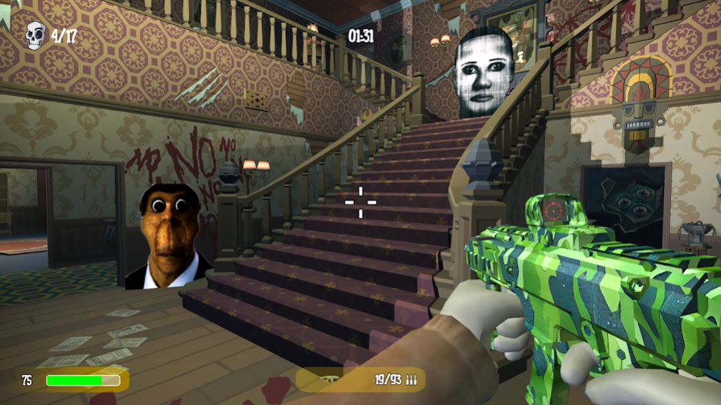 Nextbot In Backrooms Shoot it 1.1.3 Screenshot