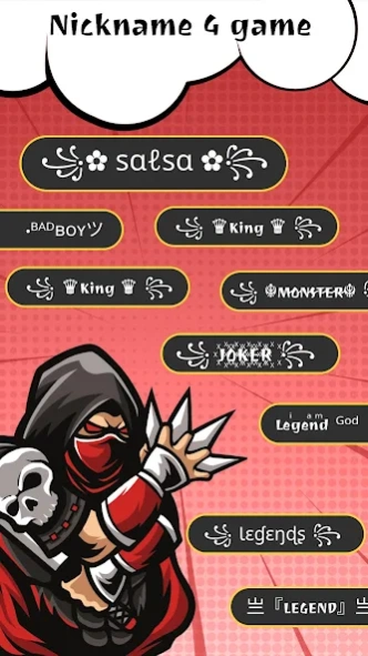Nickname: Stylish Name Maker  Screenshot