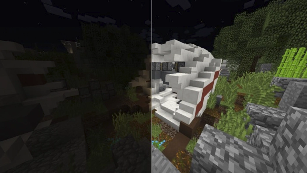 Night Vision Mod for Minecraft 1 Screenshot