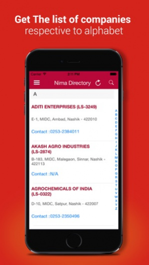 Nima Directory 2.0.0.0 Screenshot