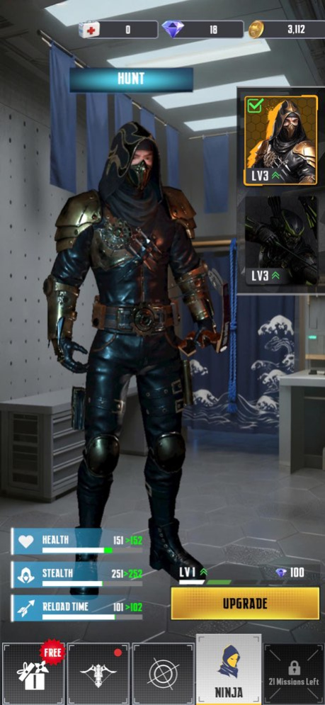 Ninja Hunt: Stealth Assassin 1.1.3 Screenshot
