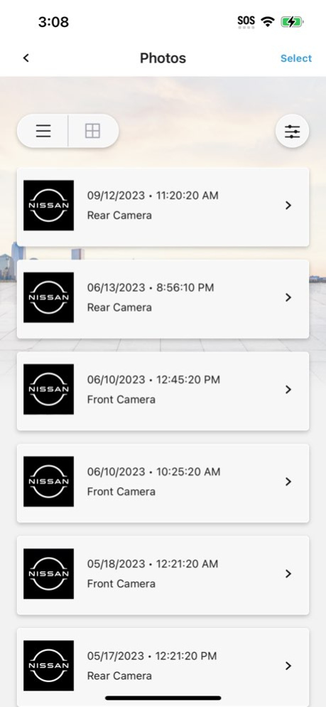 Nissan Intelligent Dash Cam  Screenshot