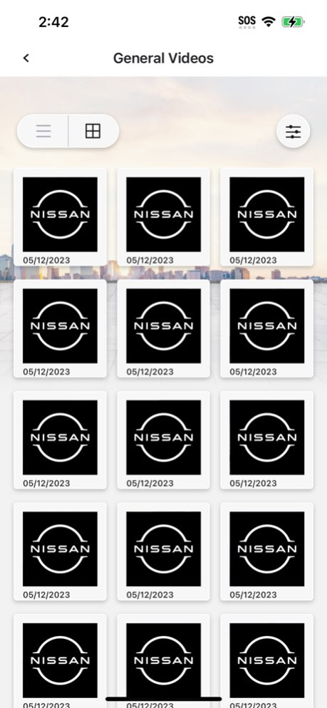 Nissan Intelligent Dash Cam  Screenshot