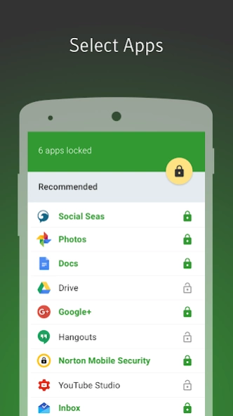 Norton App Lock 1.5.3.525 Screenshot