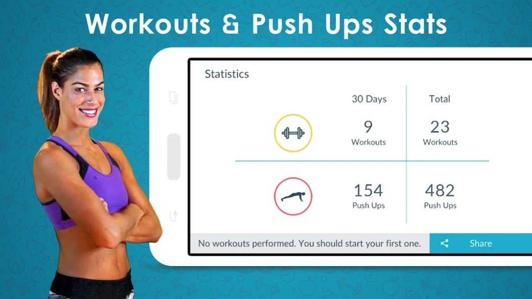 Nose Push Ups Chest Workout 1.0.3 Screenshot