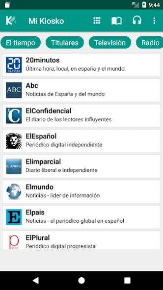 Noticias, el tiempo y más 9.8.9 Screenshot