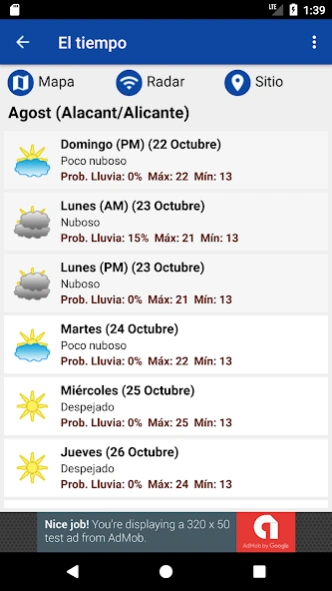 Noticias, el tiempo y más 9.8.9 Screenshot