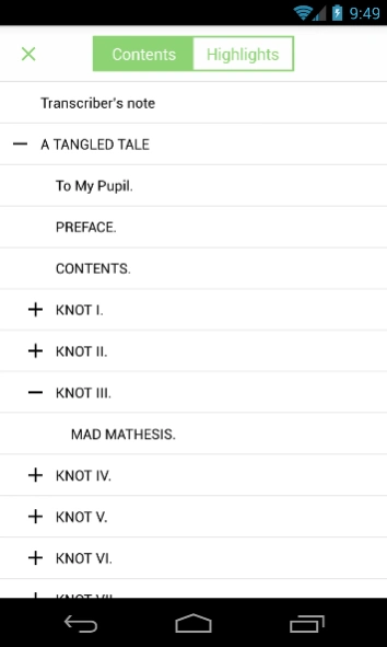 Novels of Lewis Carroll  Screenshot