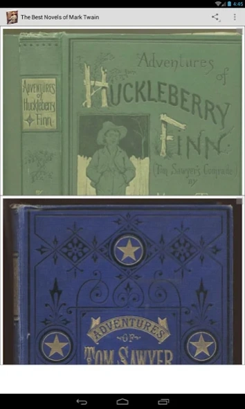 Novels of Mark Twain  Screenshot