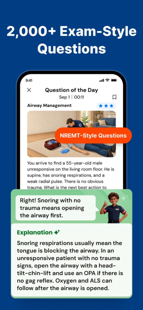 NREMT Pass Exam Test Prep 2026 3.0.0 Screenshot